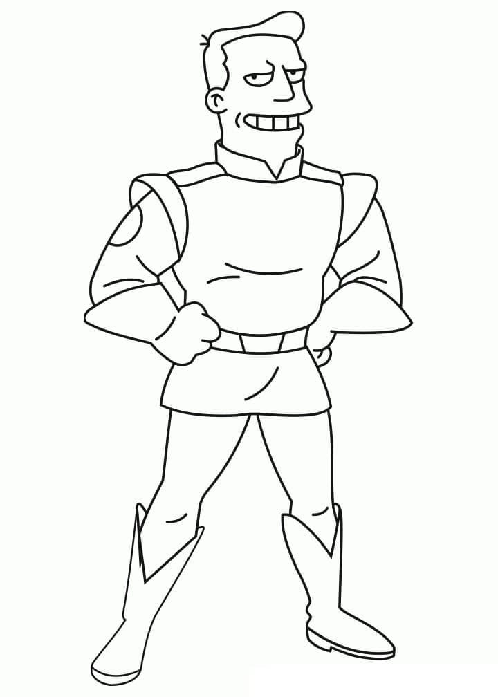 Futurama para Colorir