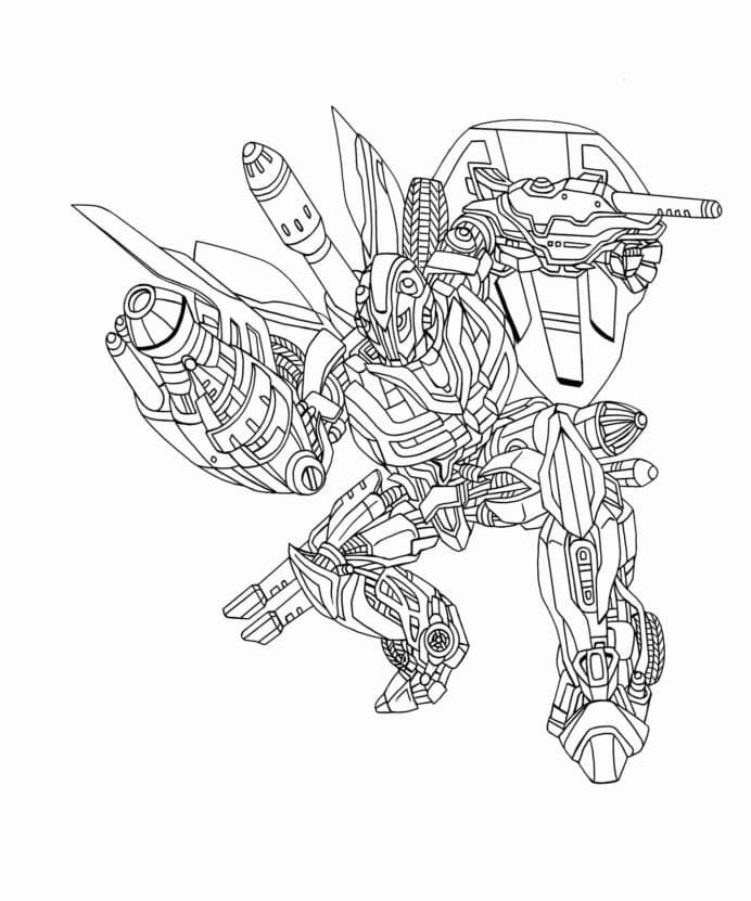 Transformers para Colorir