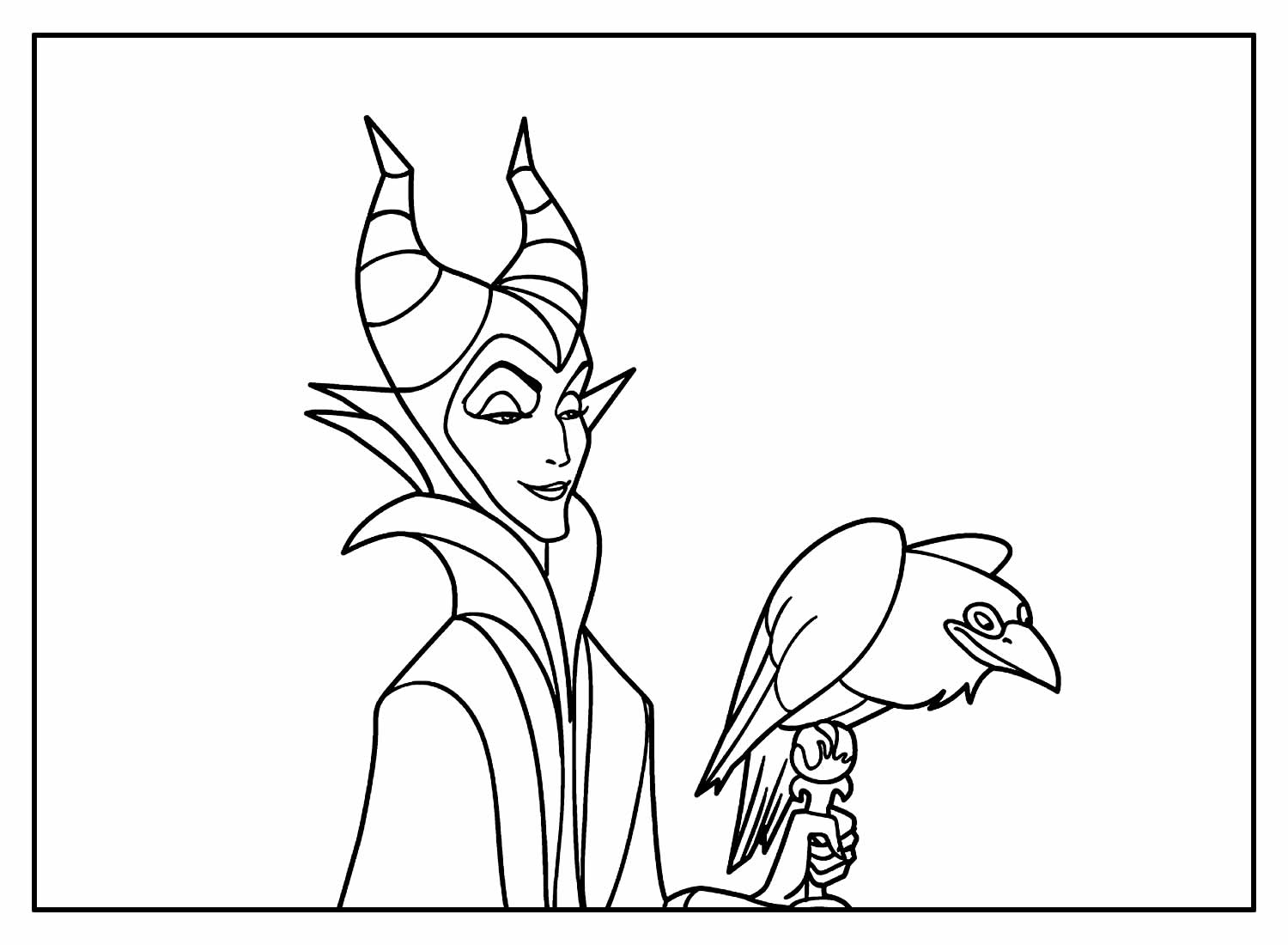 Desenho de a Bela Adormecida Imprimivel Pdf para Imprimir e Pintar