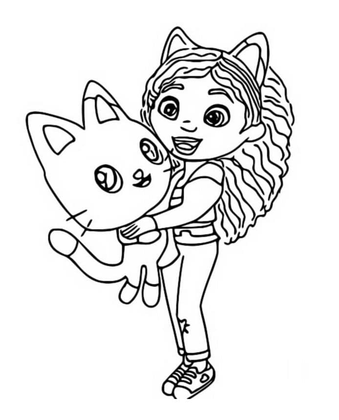 Desenhos de A Casa Mágica da Gabby para Colorir