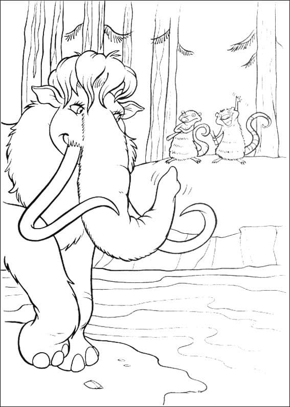Desenhos de A Era do Gelo para Colorir