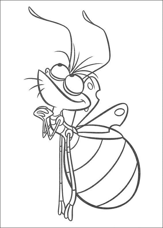 Desenho de Ray de a Princesa e o Sapo para Colorir