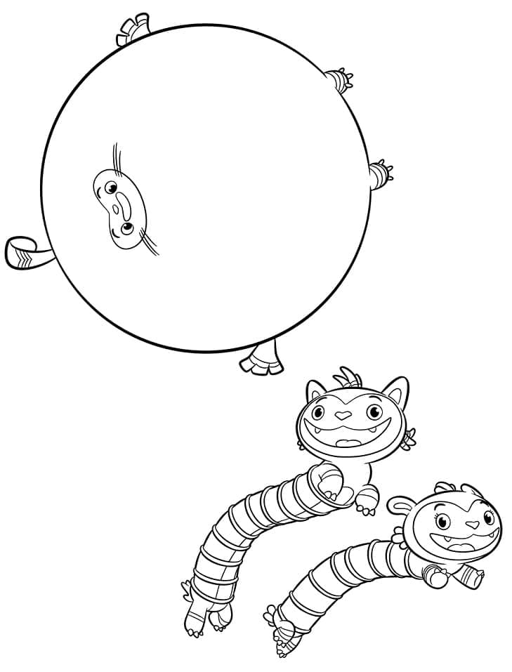 Desenhos de Abby Hatcher para Colorir