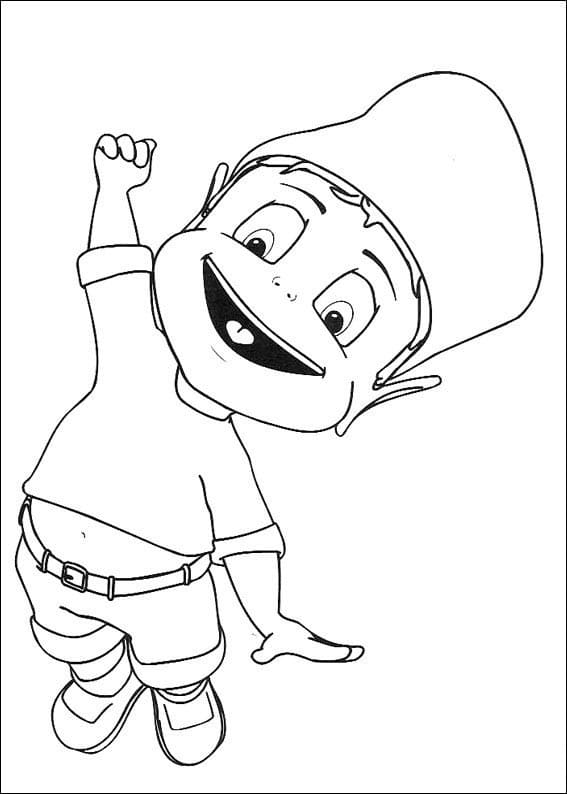 Desenho Adibou para Colorir e Pintar