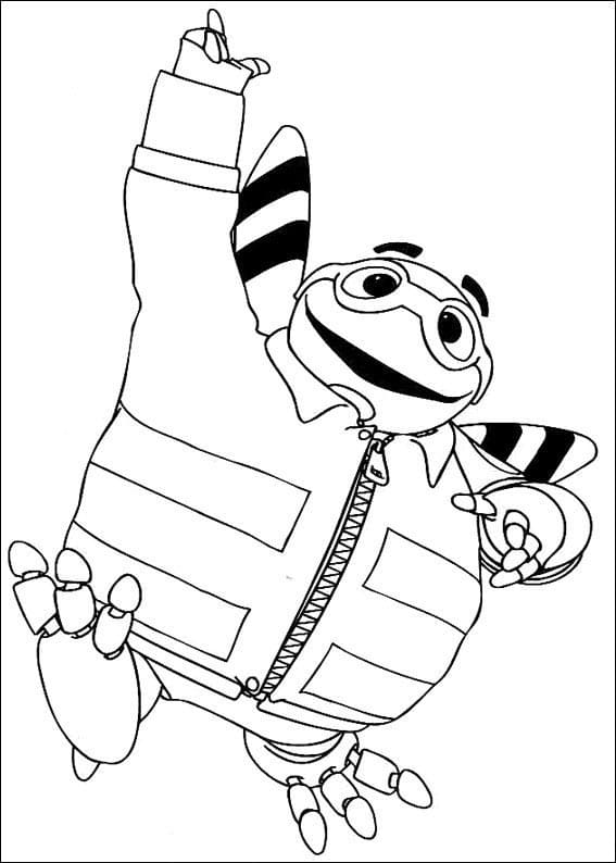 Desenho Imprimivel de Adiboo Grátis e Pintar