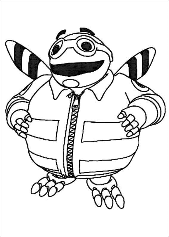 Desenho Imprimivel do Adiboo para Colorir e Pintar