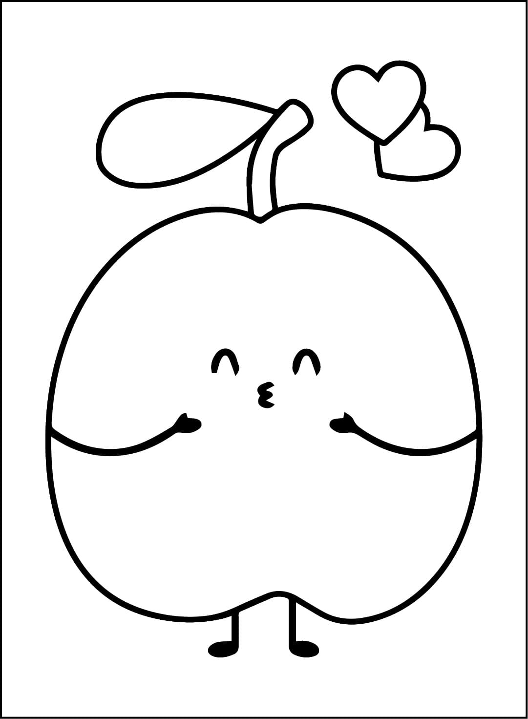 Desenhos de Ameixas para Colorir