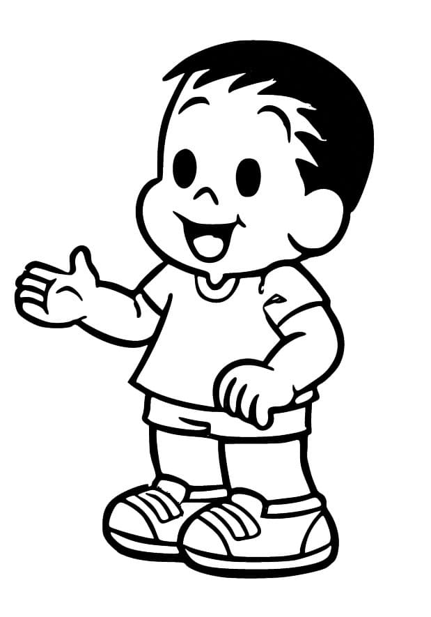 Desenhos de Andre Turma da Monica para Colorir