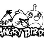 Desenho Amazing Angry Birds para Colorir 150×150