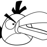 Desenho Angry Birds Pássaro Hal para Pintar de Graça 150×150