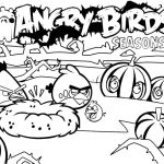 Desenho de Angry Birds Halloween para Colorir 150×150