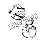 Desenho de Angry Birds para Crianças para Colorir em Pdf Grátis 150×150