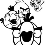Desenho Imprimivel de Pássaros do Angry Birds para Colorir Gratuitamente 150×150