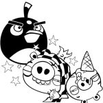 Desenho Jogo Angry Birds para Pintar 150×150