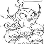 Desenho para Pintar Gale Angry Birds 150×150