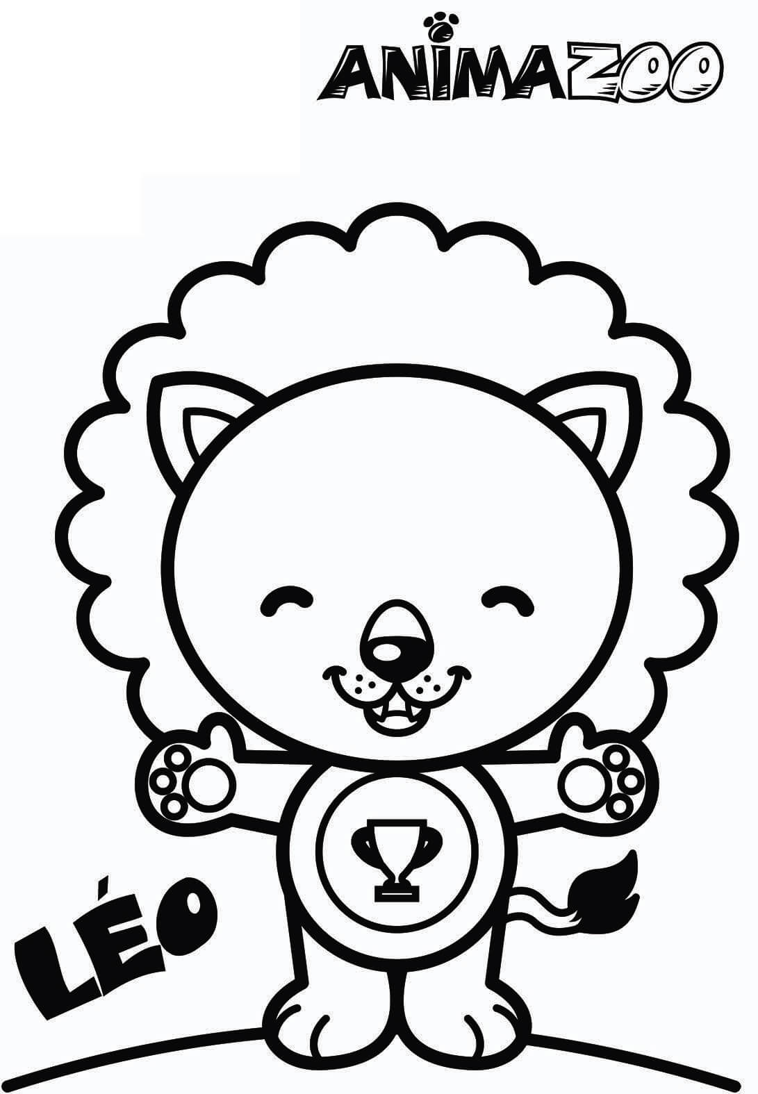 Desenho de Léo Animazoo para Colorir