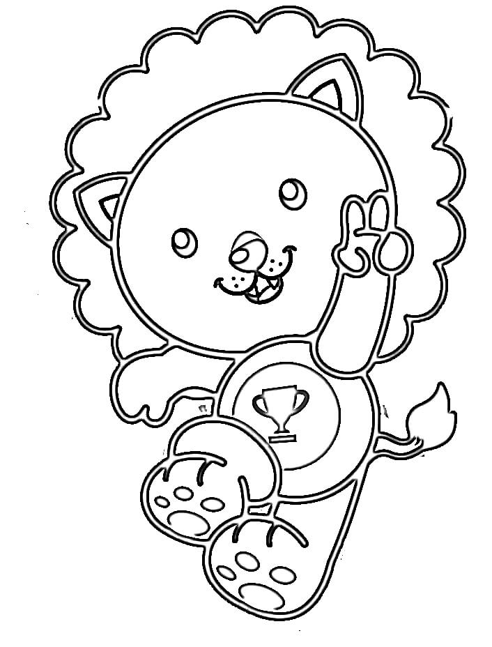 Desenho Léo de Animazoo para Colorir