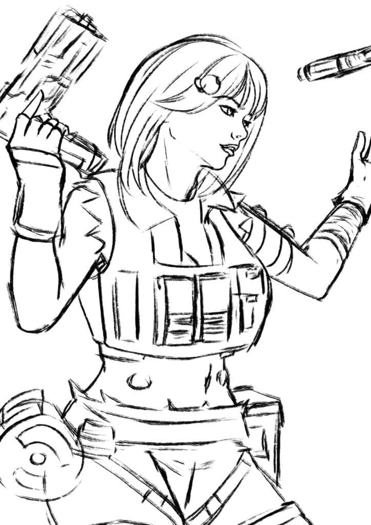 Desenhos de Apex Legends para Colorir