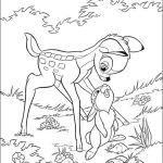 Desenho de Bambi com Tambor para Colorir 150×150