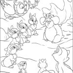 Desenho de Bambi Grátis para Crianças para Colorir 150×150