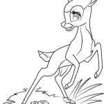 Desenho de Bambi para Crianças para Colorir 150×150
