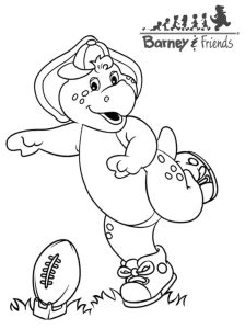 Desenho Bj Jogando Futebol para Colorir 224×300