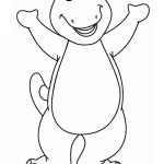 Desenho de Barney para Colorir 150×150