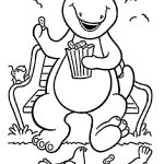 Desenho Feliz Barney para Colorir 2 150×150