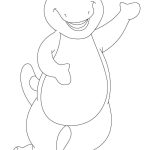 Desenho para Colorir do Barney 150×150