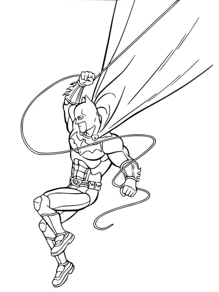 Desenhos de Batman Dc Ligá da Justiça para Colorir e Pintar