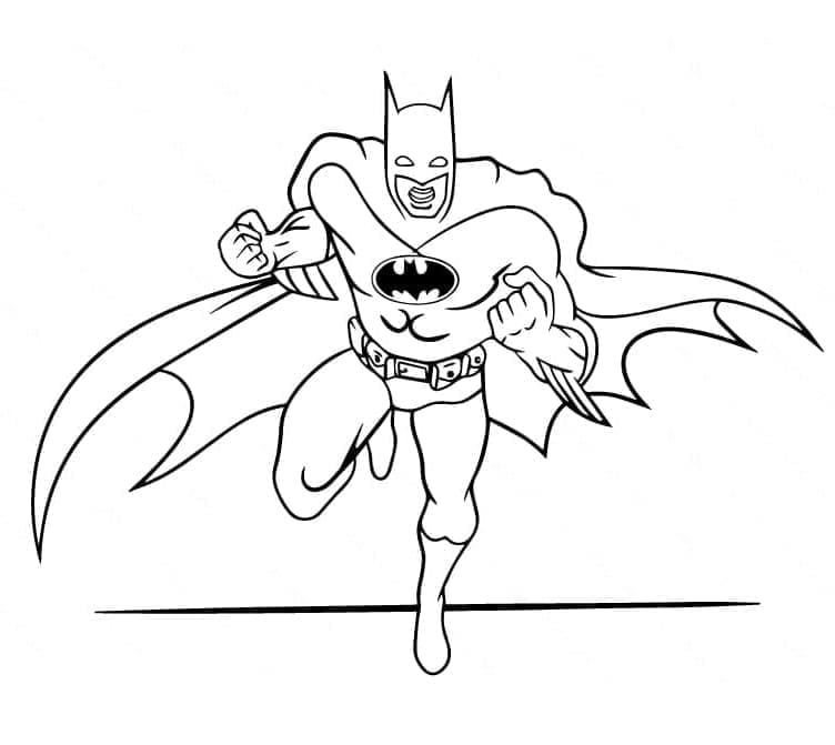 Desenhos de Batman Dc Super Herói para Colorir e Pintar