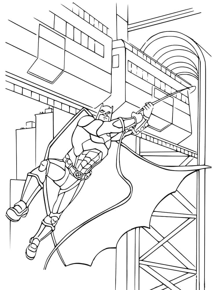 Desenhos de Batman para Crianças para Colorir e Pintar