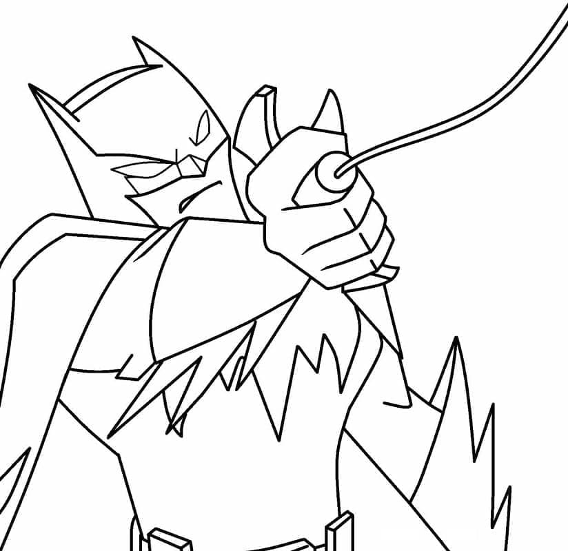 Desenhos de Batman de Desenho Animado para Colorir e Pintar