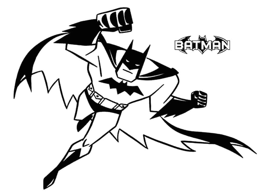 Desenhos de Imprimivel Batman para Colorir e Pintar