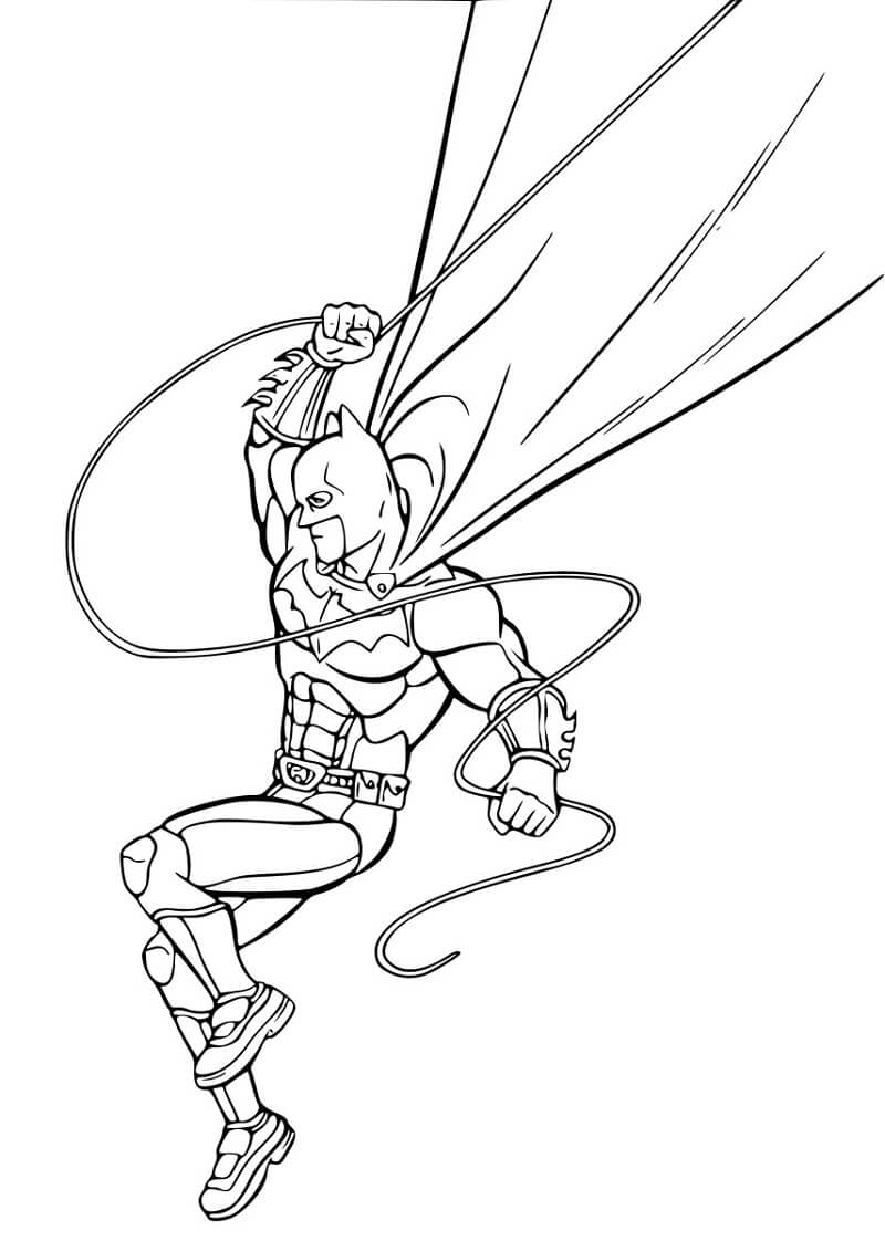 Desenho de Batman Legal para Imprimir Download Lápis de Cor e Pintar