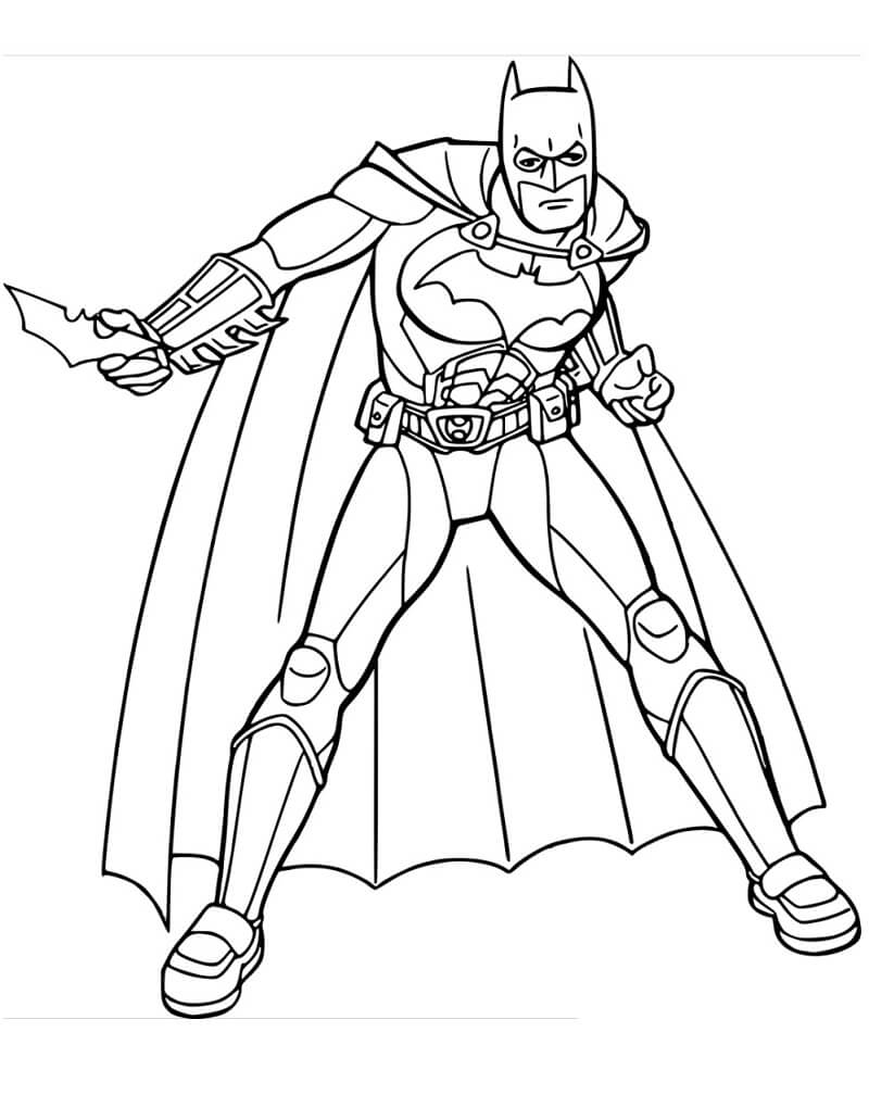 Desenho de Batman Legal para Imprimir Grátis Download e Pintar