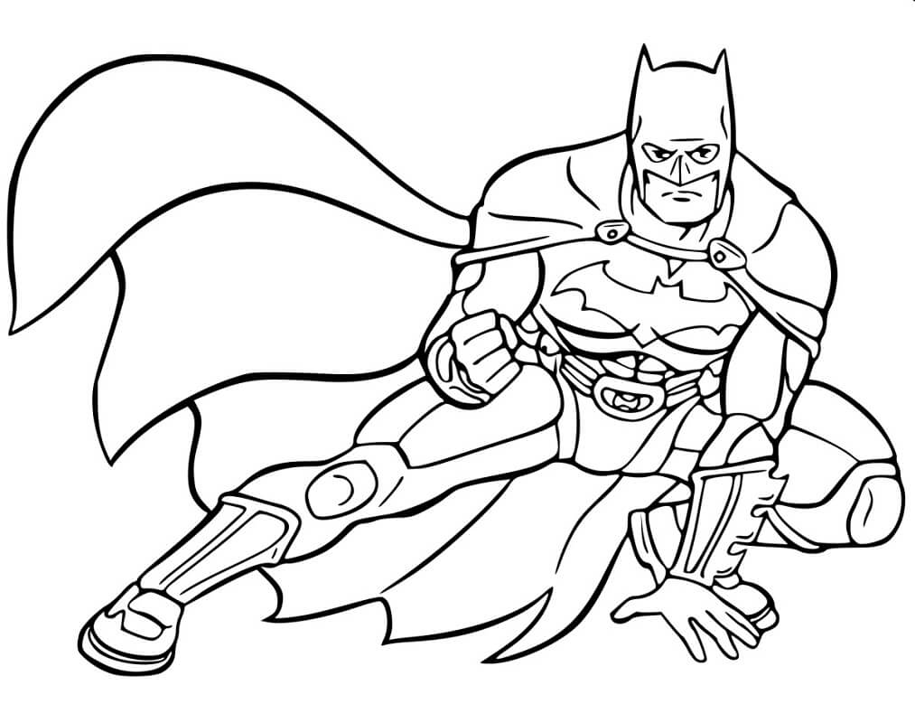 Desenho de Batman para Imprimir Grátis Imprimivel e Pintar