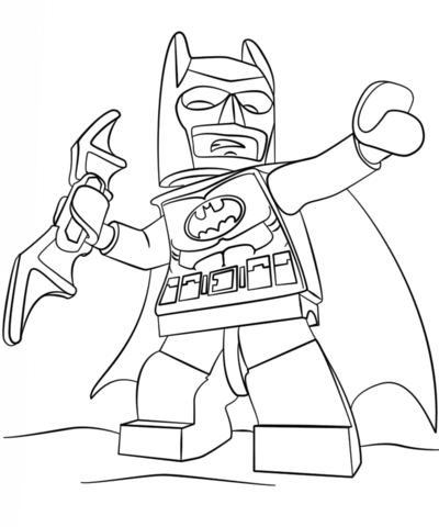 Desenho de Superheroi Lego para Colorir Baixar Lápis de Cor e Pintar