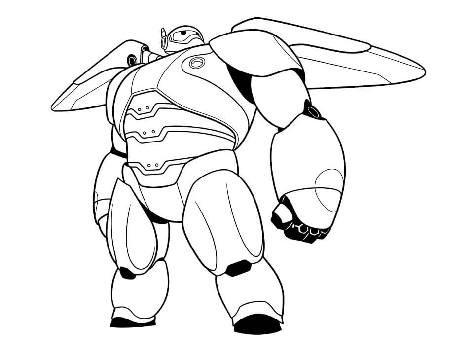 Desenho de Baymax para Pintar Download