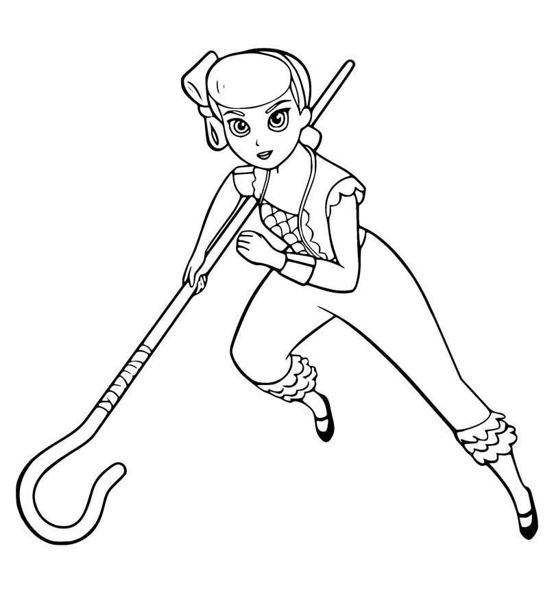 Desenho de Betty Bo Peep para Imprimir Pdf e Pintar