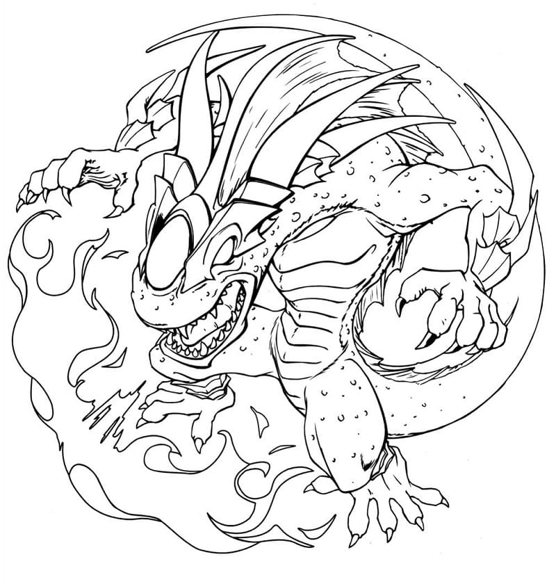 Desenho de Beyblade para Colorir Pdf Grátis e Pintar