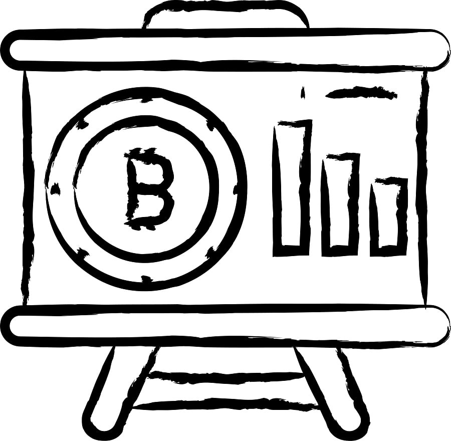 Desenho de Dinheiro Bitcoin Pdf para Imprimir e Colorir e Pintar