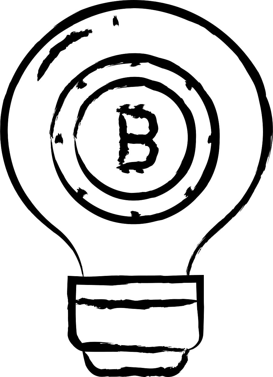 Desenho de Investimento Bitcoin para Imprimir Pdf Grátis e Pintar