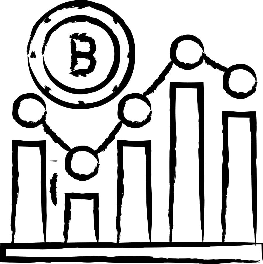 Desenho de Investimento Bitcoin para Pintar Pdf Grátis