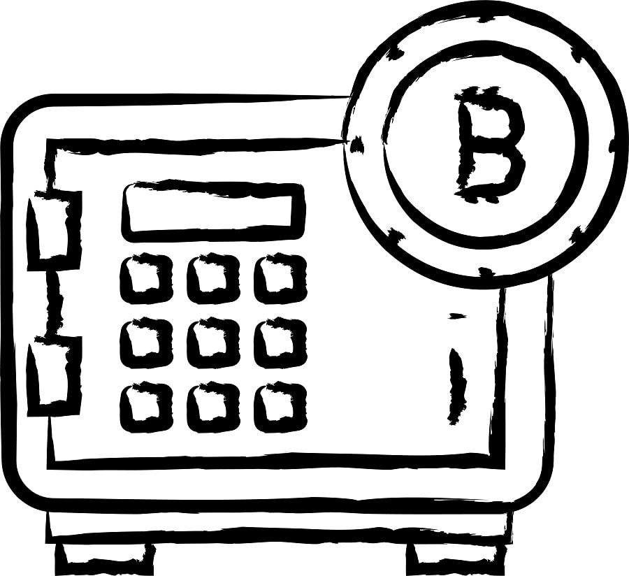 Desenho de Moeda Bitcoin para Colorir Imprimivel e Pintar
