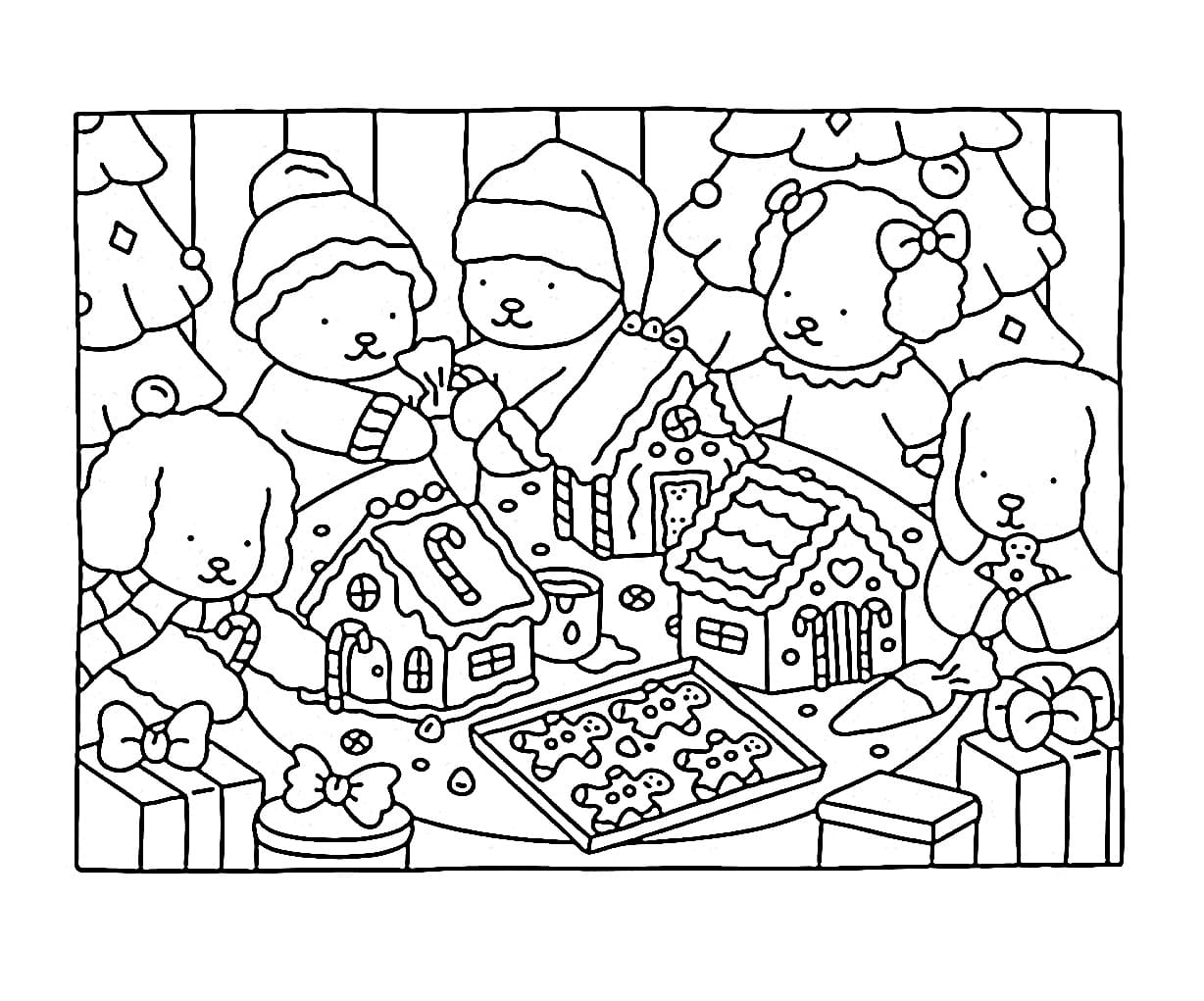 Desenho de Bobbie Goods Natalino para Imprimir e Pintar