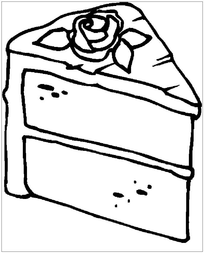 Desenho de Bolo para Imprimir Download e Pintar