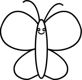 Desenho de Borboleta para Pintar Pdf Download