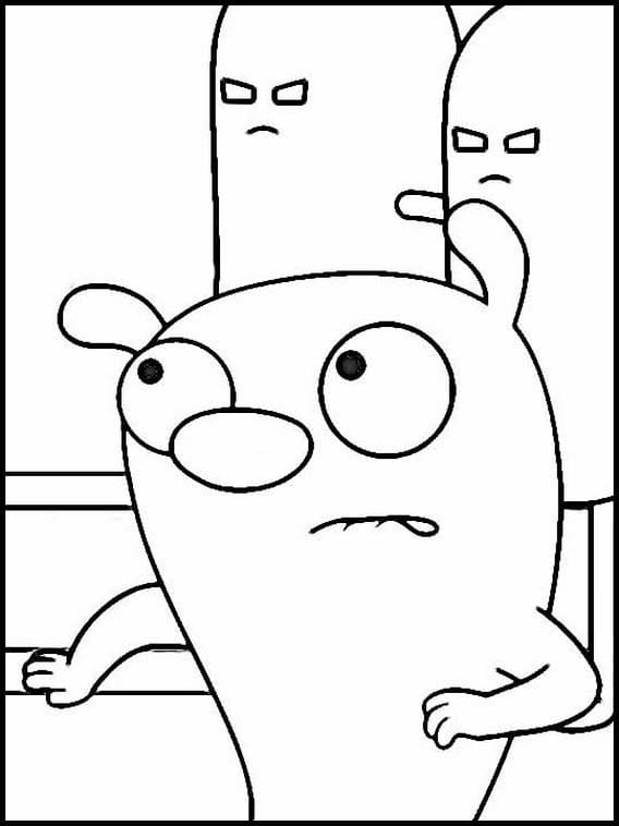 Desenho de Boris e Rufus Grátis para Colorir e Pintar