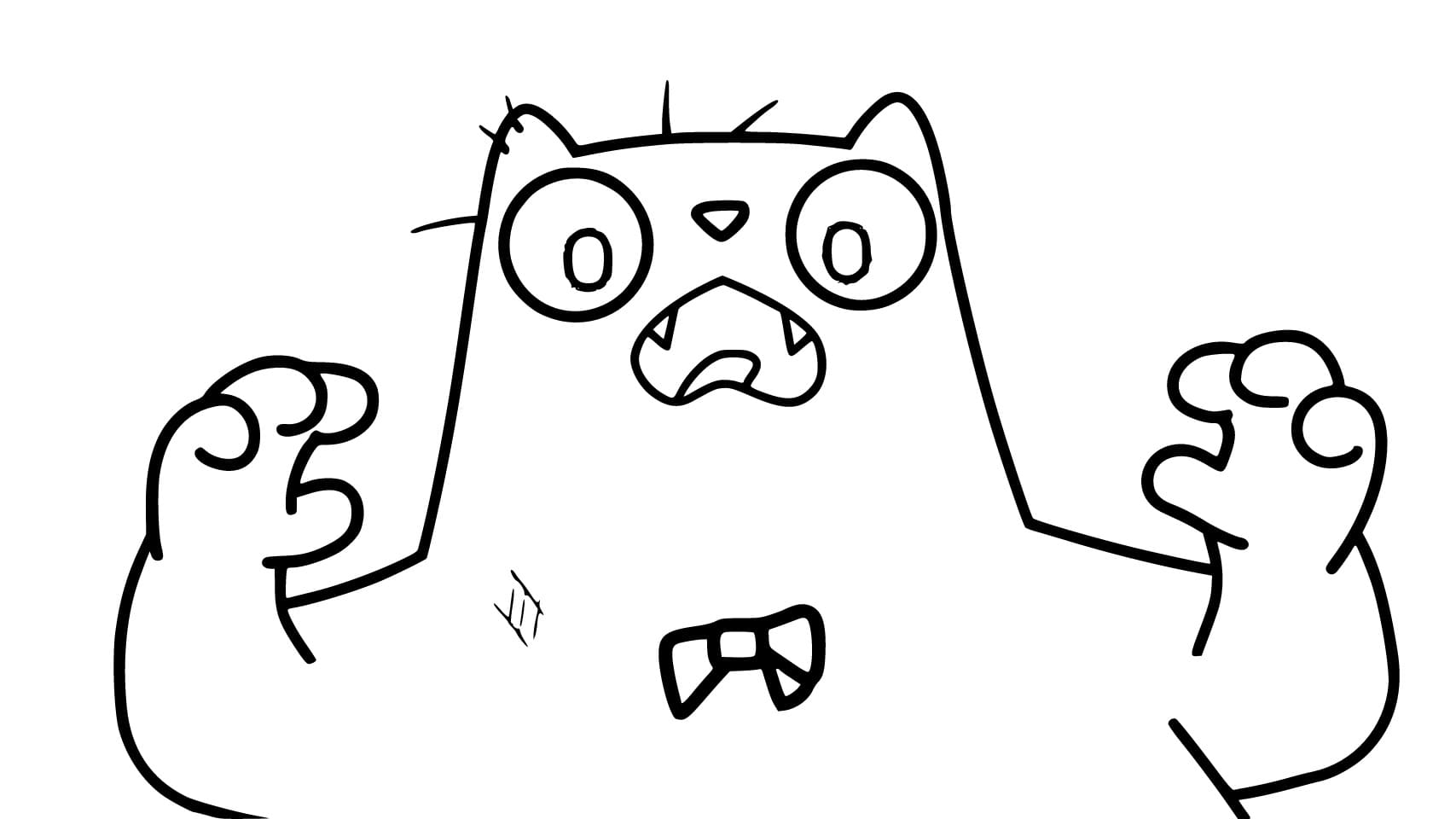 Desenho de Boris e Rufus para Colorir e Imprimir Grátis e Pintar